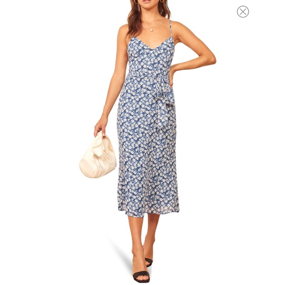 NWT Reformation Dietrich Dress - Picture 2 of 7